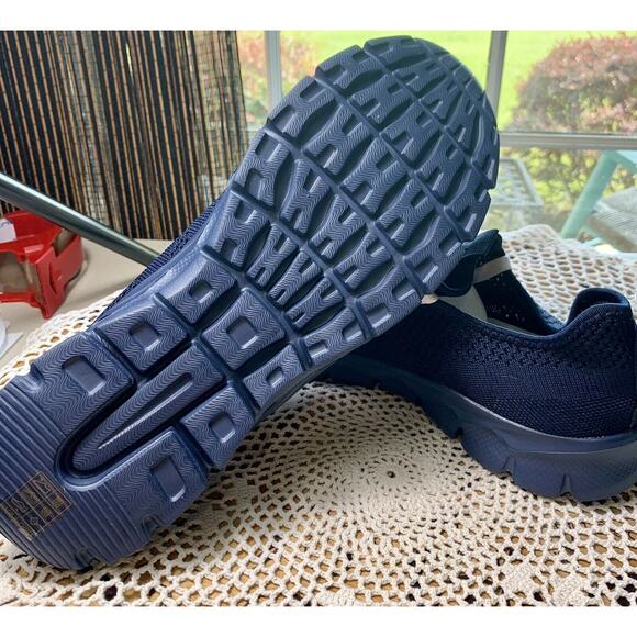 Fashion Mates Men’s Navy Blue Sneakers Size 11 M Mesh Lightweight Sku 642 - Picture 4 of 9